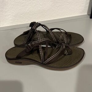 Brown Strappy Sandals